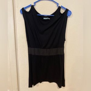 Kimchi Blue, Tunic Top / Short Mini Dress , Black, S